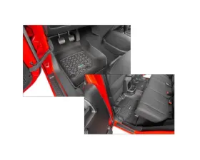 Quadratec Tru-Fit® Floor Liners Front & Rear Jeep Wrangler Unlimited 4-Door JK 2014-2018